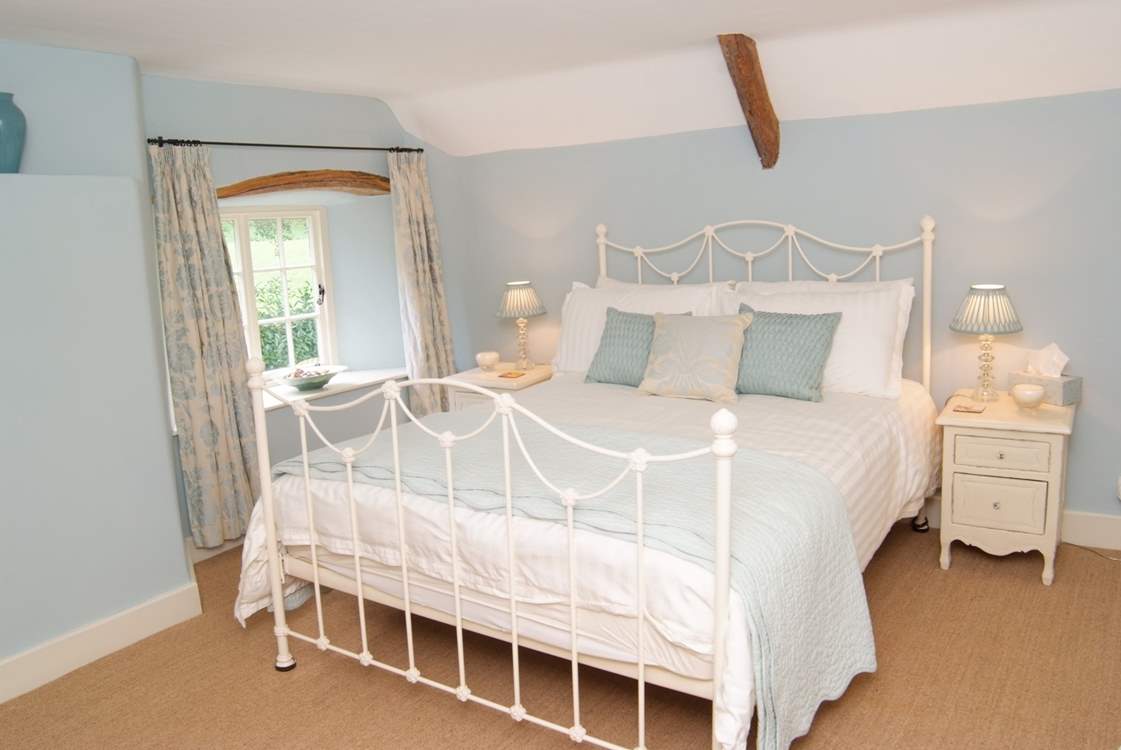 The beautiful double bedroom.