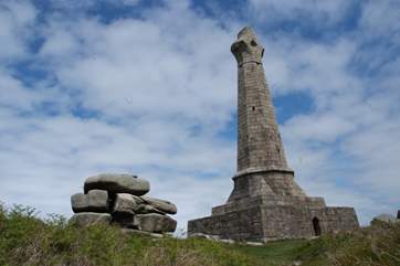 The climb to the top of the hill at Carn Brea is well worth it!