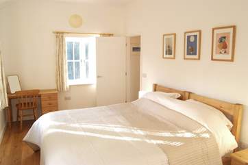 Bedroom two is furnished with a six-foot super-king bed which can also be set up as two three-foot single beds.