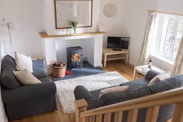 Comfy sofas to relax in after a day out exploring.