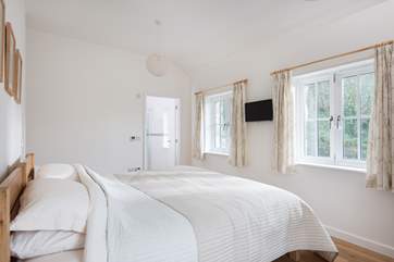Bedroom two is at the front of the cottage.