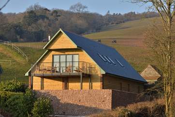 This property is bathed in sunshine in the summer.