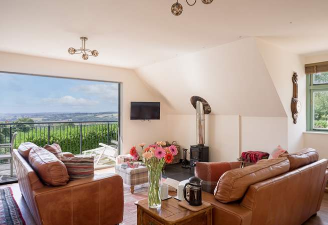 The main living space is very special and the views are quite something...