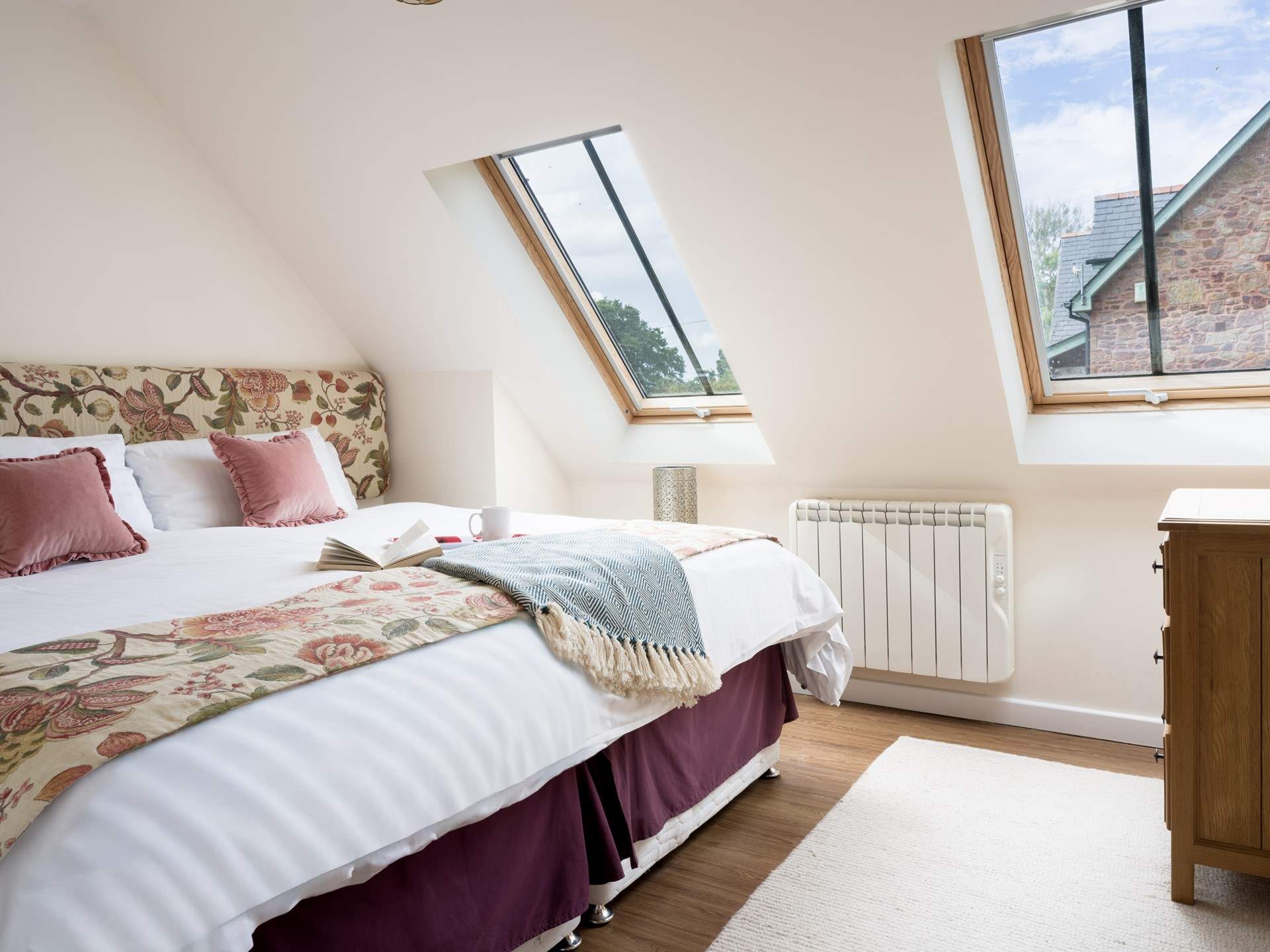 All the bedrooms have super-king sized 6ft beds that can be made up as 3ft twins on request.