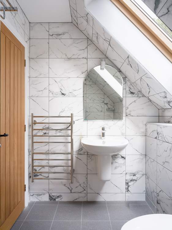 There are three wet-rooms to choose from, all beautifully designed. Two are on the first floor along with the bedrooms.