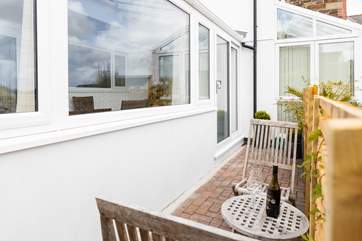 Enjoy the outside space at any time of year.