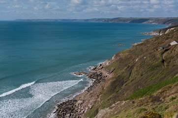 On a clear day you can see as far south as Lizard Point.