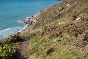 One of the paths down to the beach.