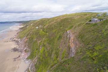 The cliff-top location in all its glory.
