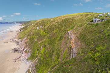The clifftop location in all its glory.