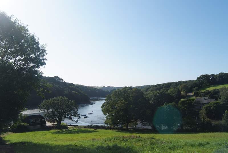 There are many creeks and beautiful scenery in and around the Helford River.