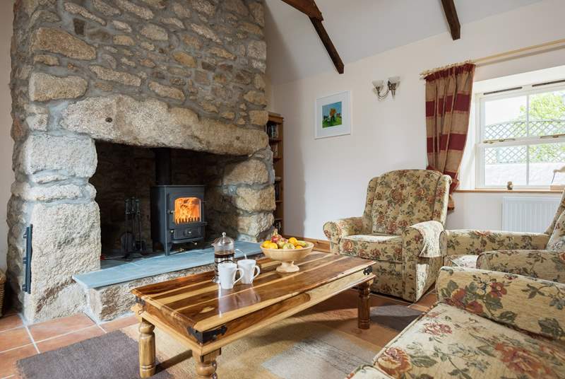 Room to relax around the fire with a good book, a board game or just chatting about the day ahead.