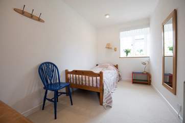 One of the single bedrooms.