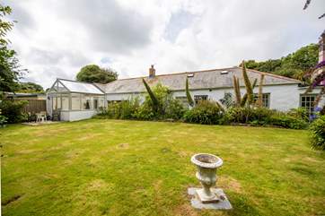 The enclosed garden.