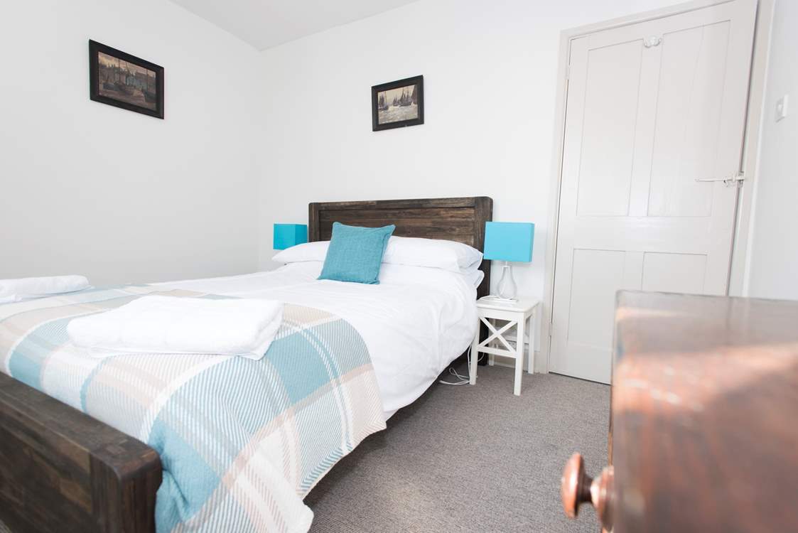 Bedroom 4, another double room with sea views.