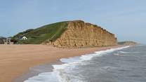 West Bay cliff shot, scene of some of the filming for Broadchurch.