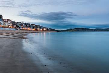 Lyme Regis is still as beautiful in the evening.