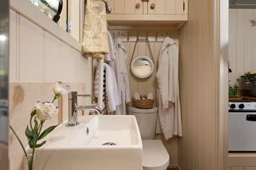 The ensuite shower-room is an equally lovely space.