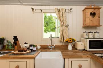 The sweetest kitchen area!