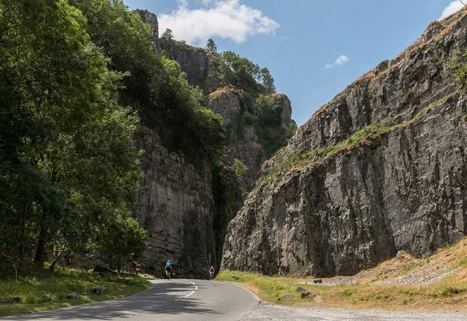 Cheddar Gorge is within easy reach and well worth a visit. 