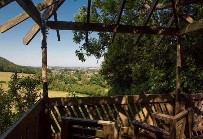 The viewing platform is the perfect for evening drinks, stargazing or yoga.