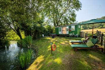 Soak up the sunshine on the lovely sun loungers.
