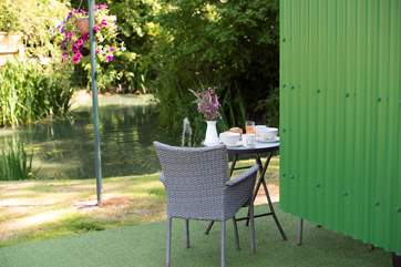 Dine inside or out, the choice is yours.
