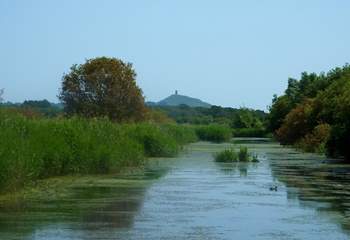 Visit the Somerset Levels and see if you can spot Glastonbury Tor!