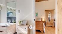Looking out of the en suite into bedroom 1.