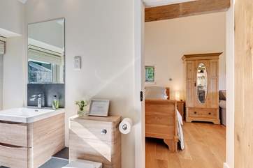 Looking out of the en suite into bedroom 1.