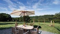 The patio is a real sun-trap with the most amazing uninterrupted views.