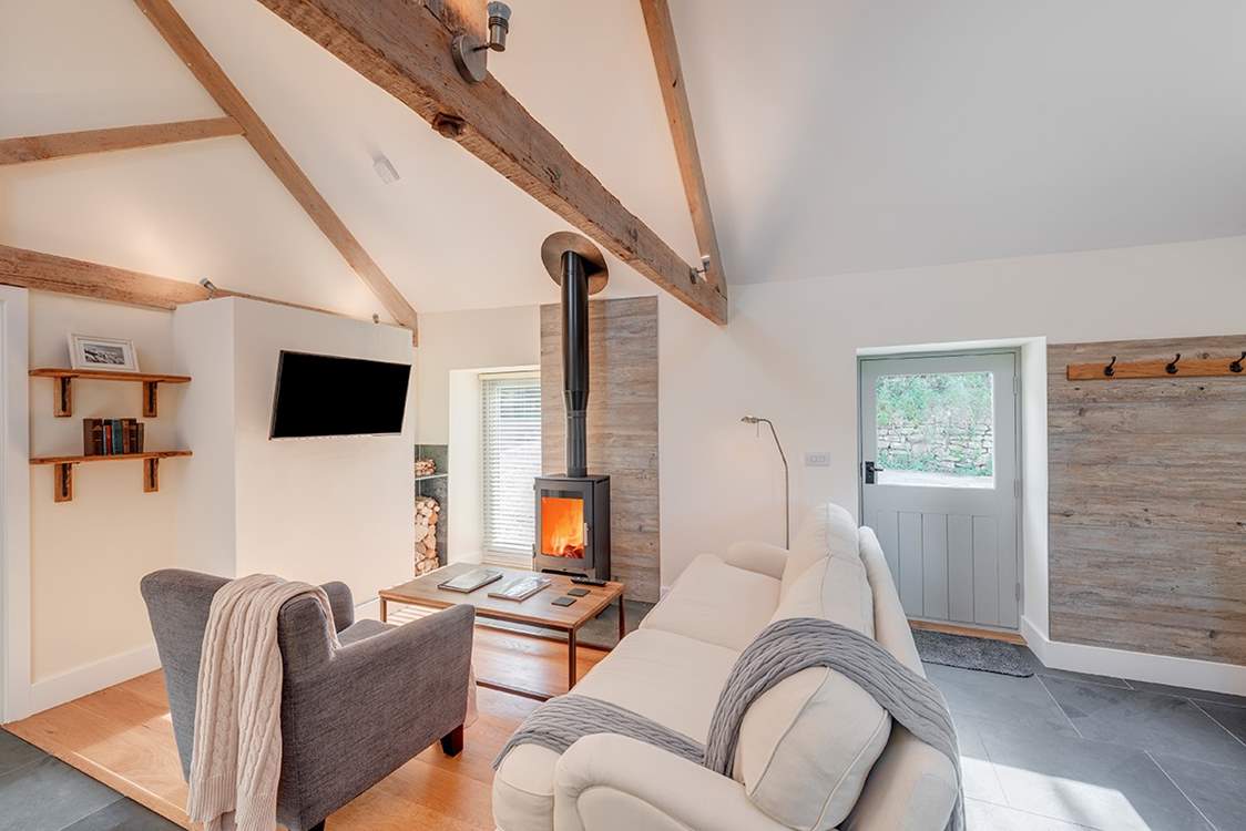 Very welcoming living-area, perfect for snuggling up and relaxing after a full day of adventure.