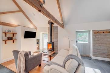 Very welcoming living-area, perfect for snuggling up and relaxing after a full day of adventure.