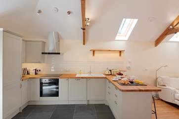 Spacious and well-equipped kitchen. Perfect for whipping up a feast.