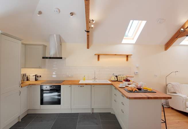 Spacious and well-equipped kitchen. Perfect for whipping up a feast.