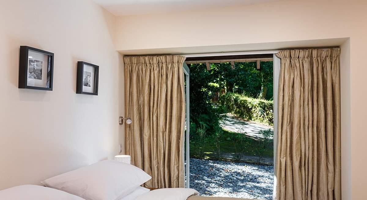 The stunning views which await you from the comfort of your bed (bedroom 2).