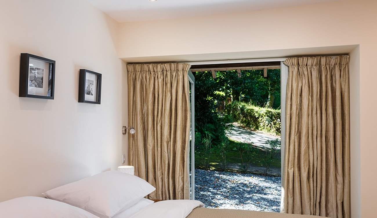 The stunning views which await you from the comfort of your bed (bedroom 2).