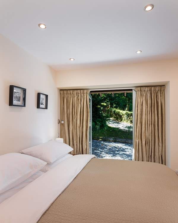 The stunning views which await you from the comfort of your bed (bedroom 2).