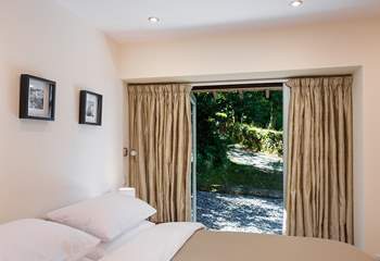 The stunning views which await you from the comfort of your bed (bedroom 2).
