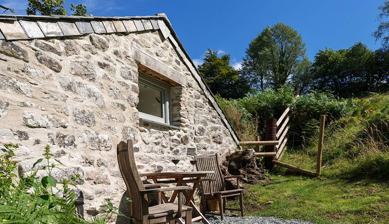 What a little sun-trap this is. Pop open a bottle of something tasty and sit back and relax in this superb spot.