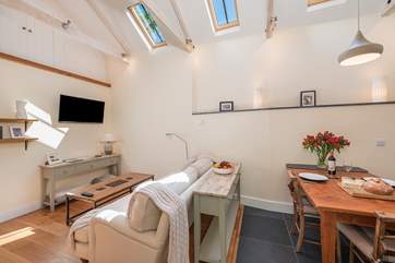 The gorgeous open plan living-room.