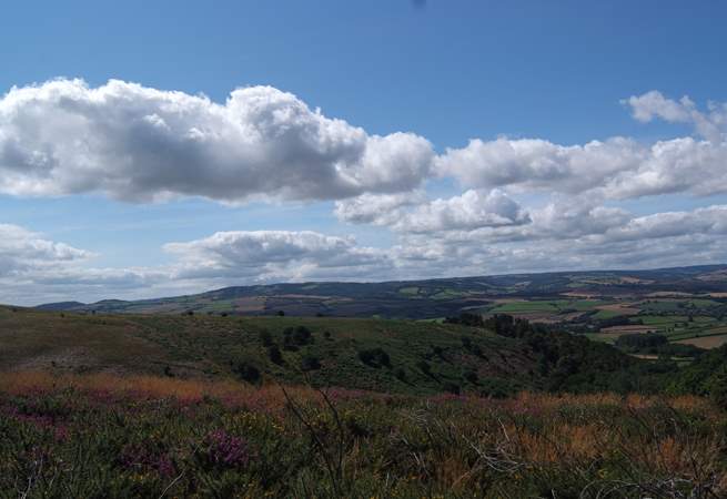 From the top of the Quantock Hills you can see Exmoor in one direction and right across to south Wales in the other.