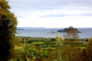 St Michael's Mount, nearby.
