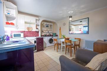 The kitchen diner.
