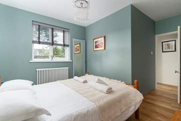 The bedroom.