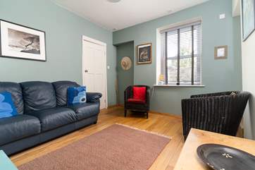 The cosy sitting room.