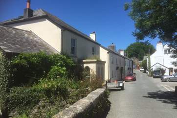 Burham Cottage is the one with the red car outside.