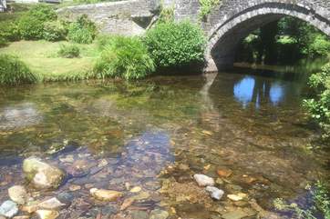 Huckworthy Bridge is just down the road.