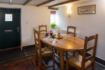The delightful dining-area.