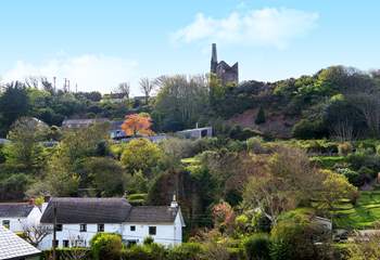 You can enjoy the spectacular views across to 'Wheal Friendly' from both inside and outside the cottage.